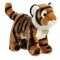 Aurora® Realistic Miyoni® Bengal Tiger Stuffed Animal - Lifelike Detail - Cherished Companionship - Brown 10 Inches
